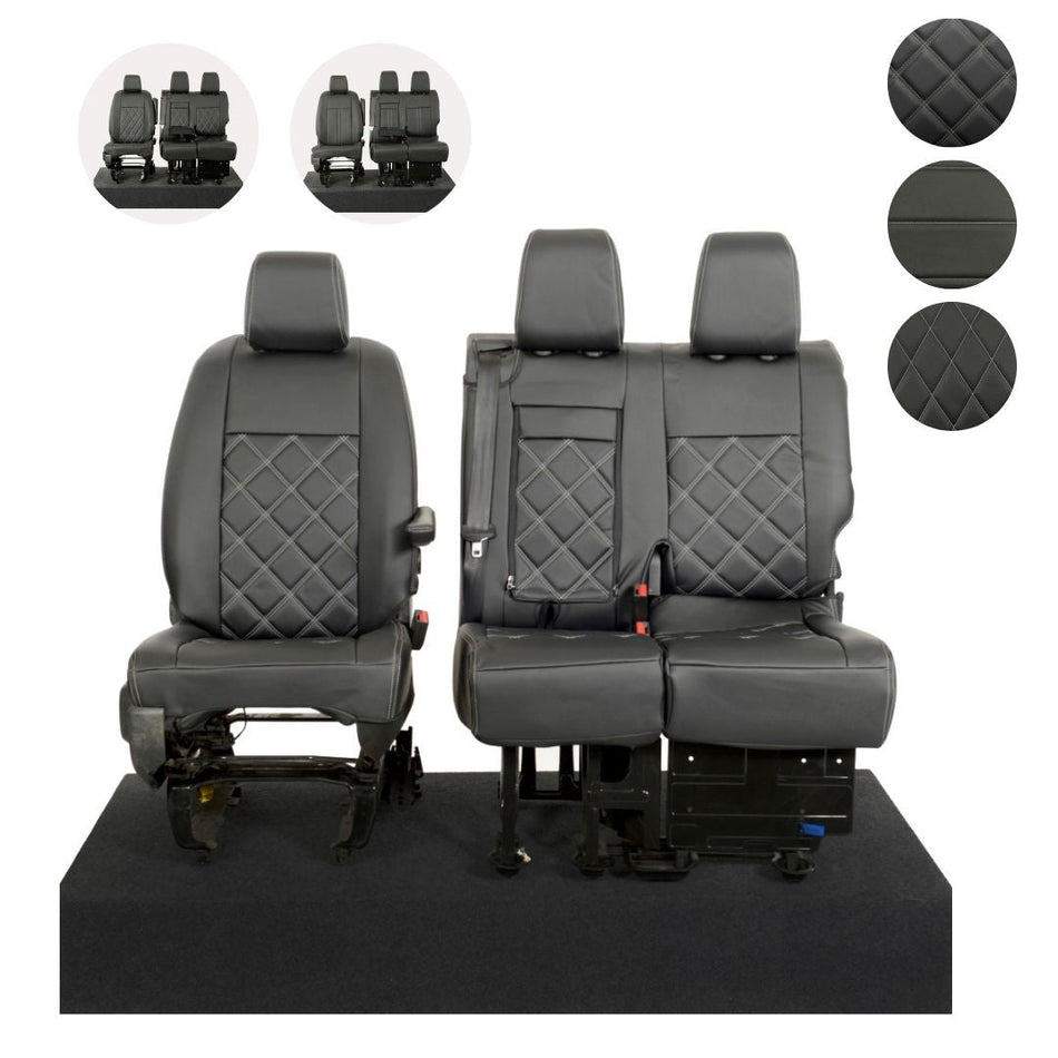 Citroen Dispatch Tailored Leatherette Seat Covers 2016+