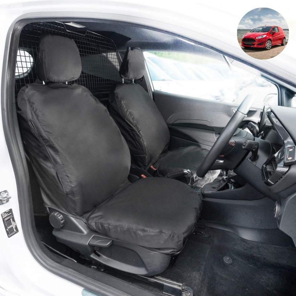 Ford Fiesta Van Tailored PU Front Seat Covers 2018+