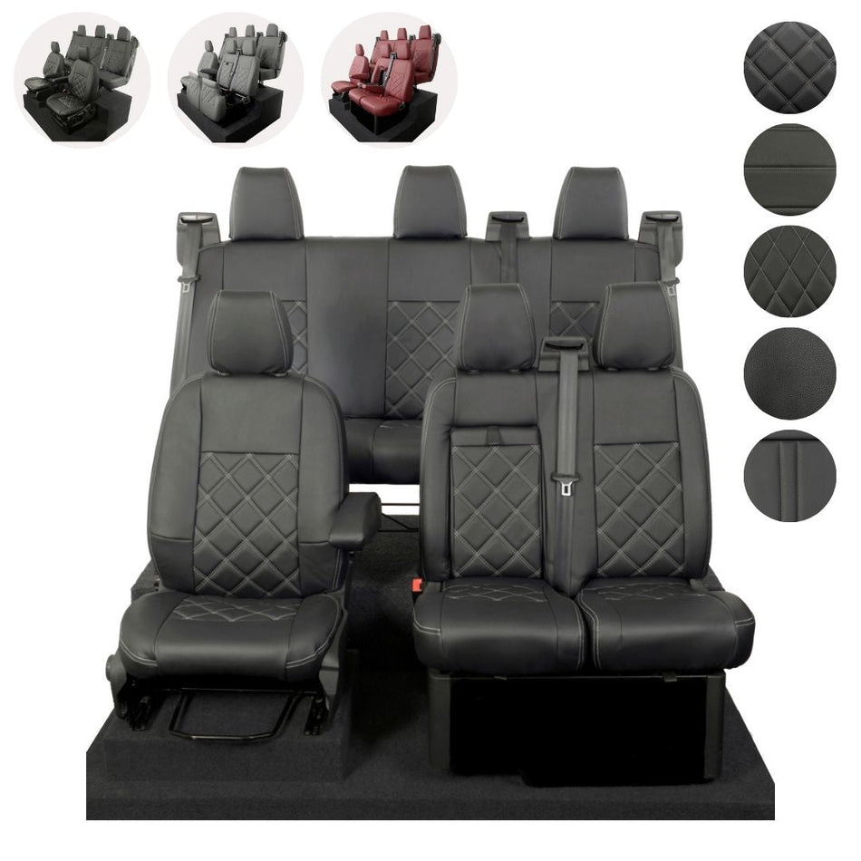 Ford Transit Custom Tailored Leatherette Seat Covers (2013-2023)