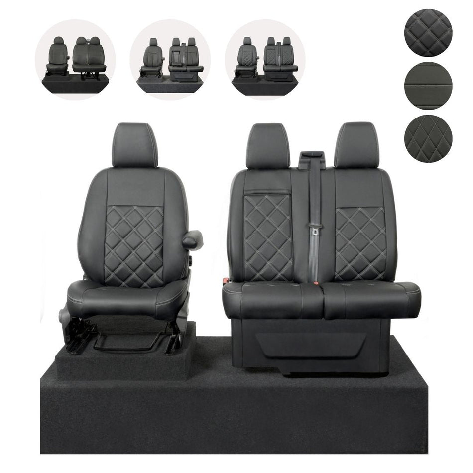 Ford Transit Van Tailored Leatherette Seat Covers 2000+