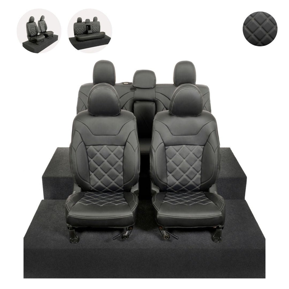 Mitsubishi Barbarian Tailored Leatherette Seat Covers 2016+