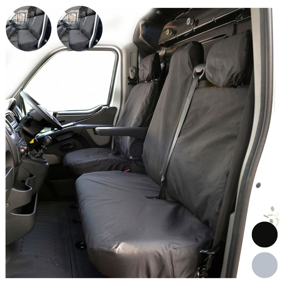 Renault Master ZE Tailored PU Front Seat Covers 2018+