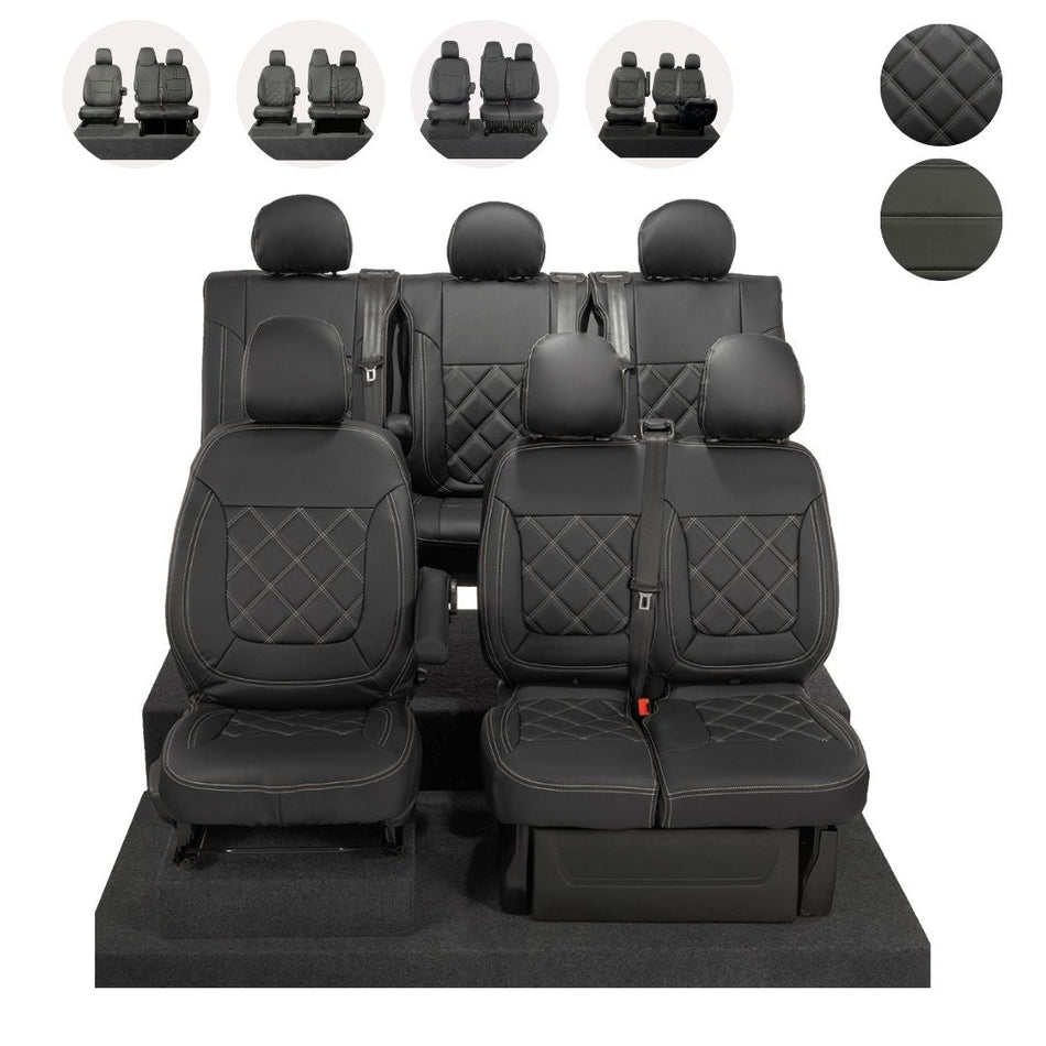 Renault Trafic Tailored Leatherette Seat Covers 2014+