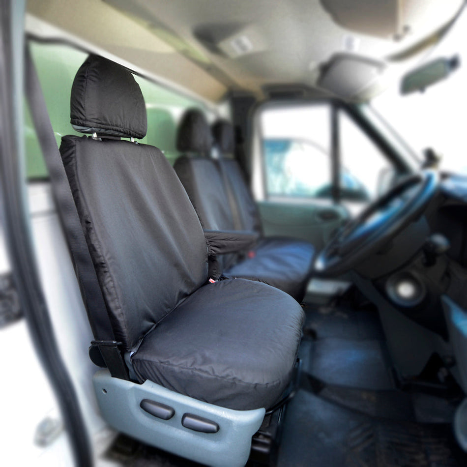 Ford Transit Van (Inc E-Transit) Tailored PU Seat Covers 2000+