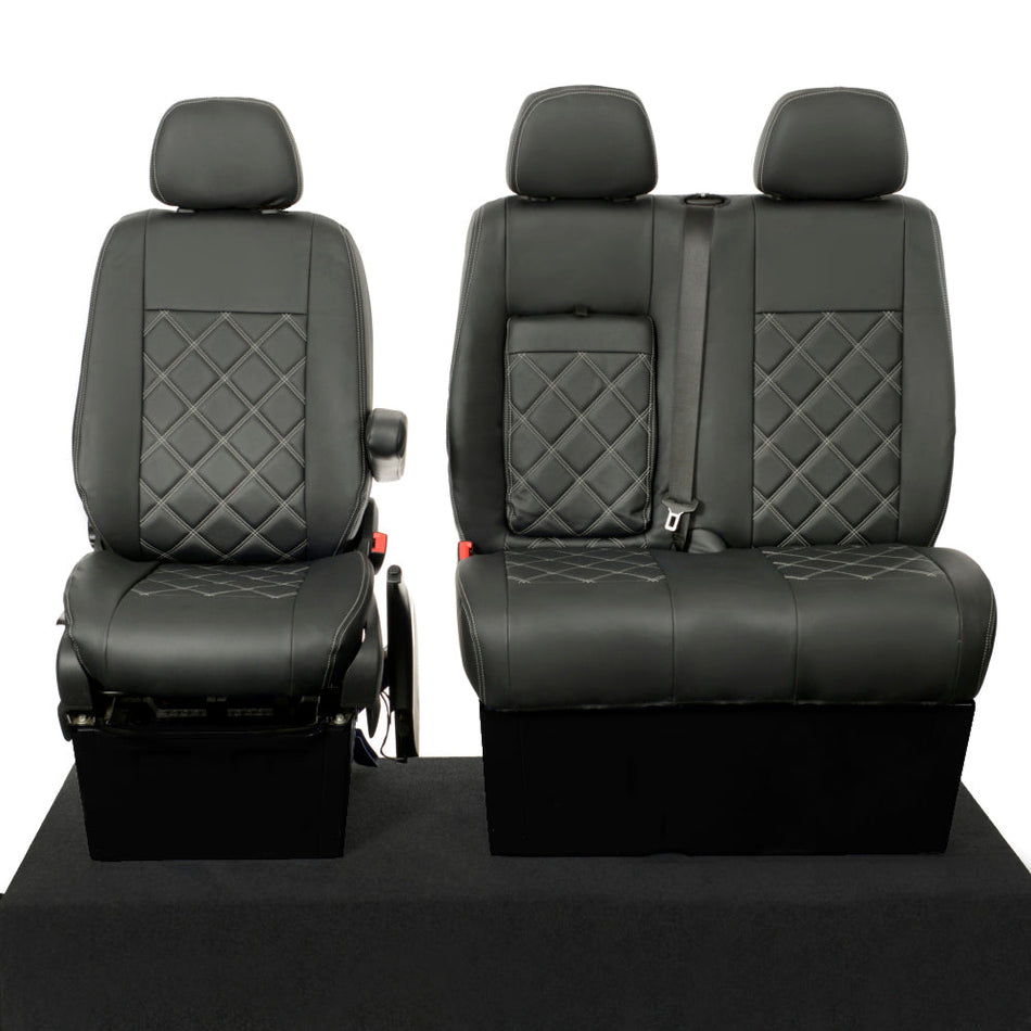 Mercedes Sprinter Van Tailored Leatherette Seat Covers 2006+