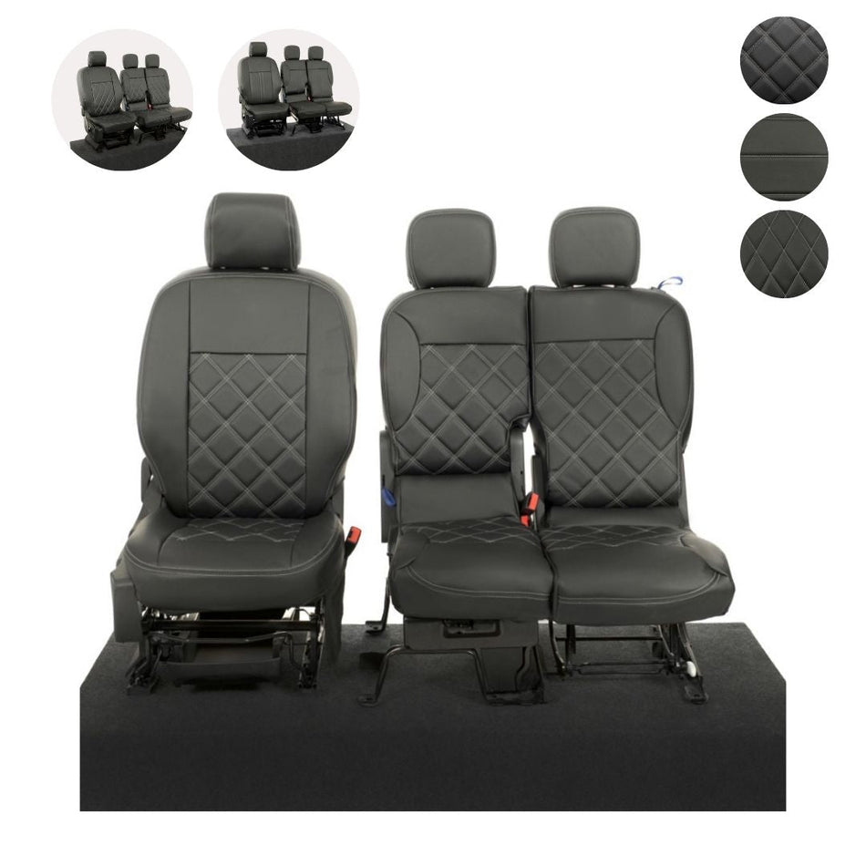 Toyota Proace City Tailored Leatherette Seat Covers 2018+